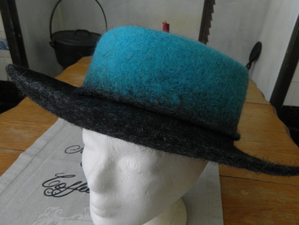 Ladies Hat turquise/grey